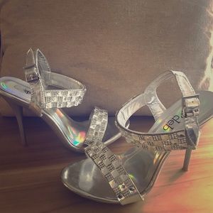 Silver heels